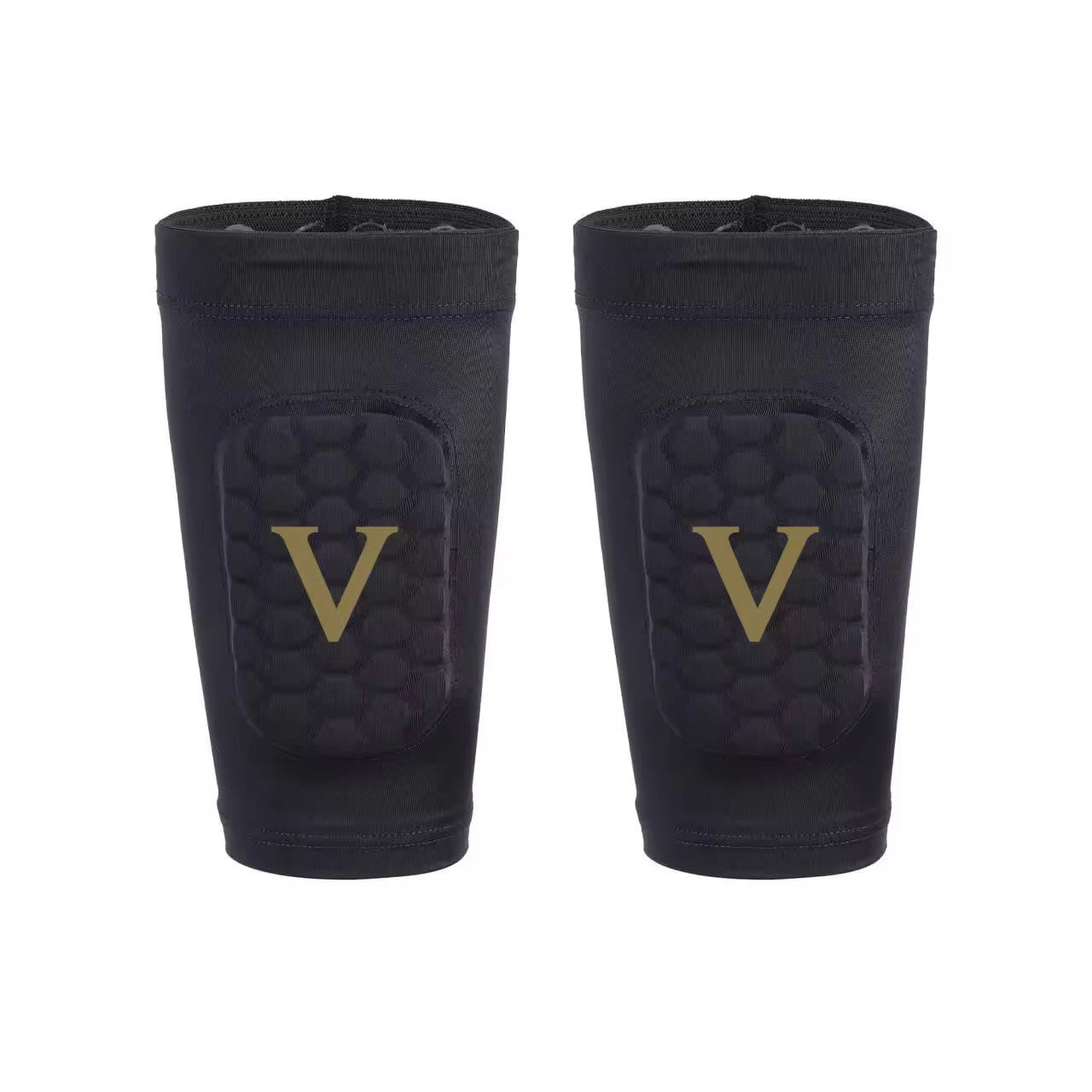 V Football Sleeve Shinpads - Youth 7-12 Years