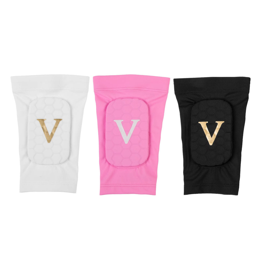 V Football Sleeve Shinpads - Youth 7-12 Years
